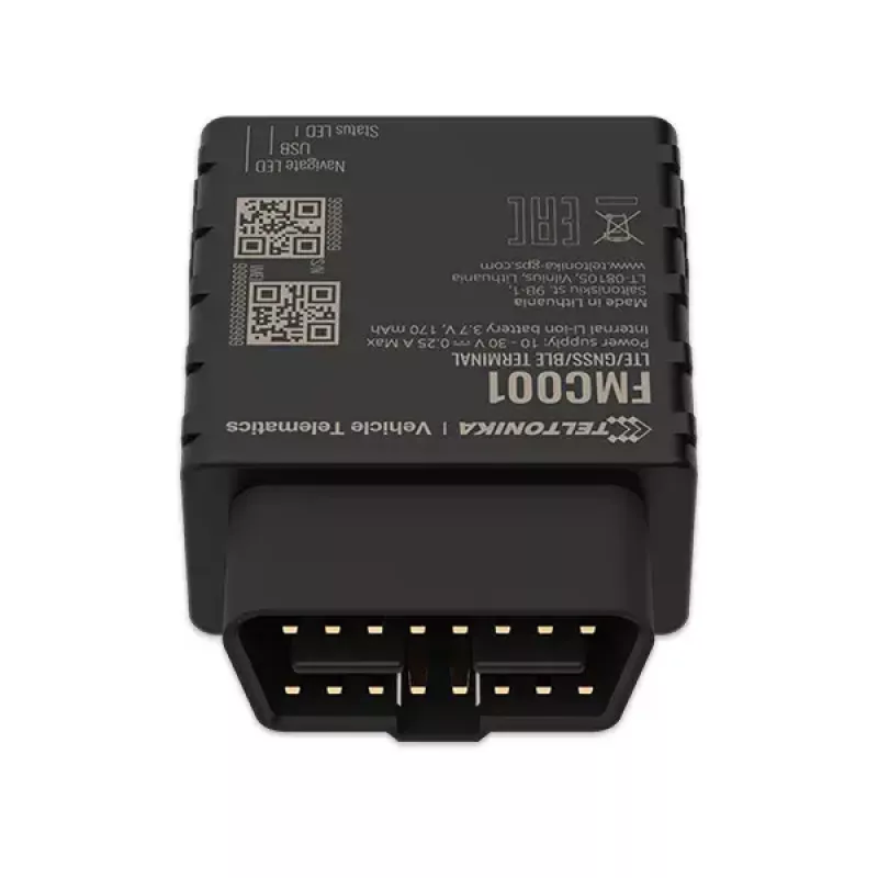 GPS-Tracker Teltonika FMC001 Auto Schwarz 53g