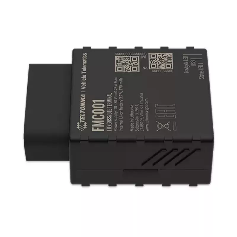 GPS-Tracker Teltonika FMC001 Auto Schwarz 53g