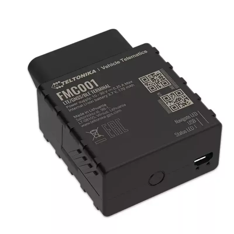 GPS-Tracker Teltonika FMC001 Auto Schwarz 53g