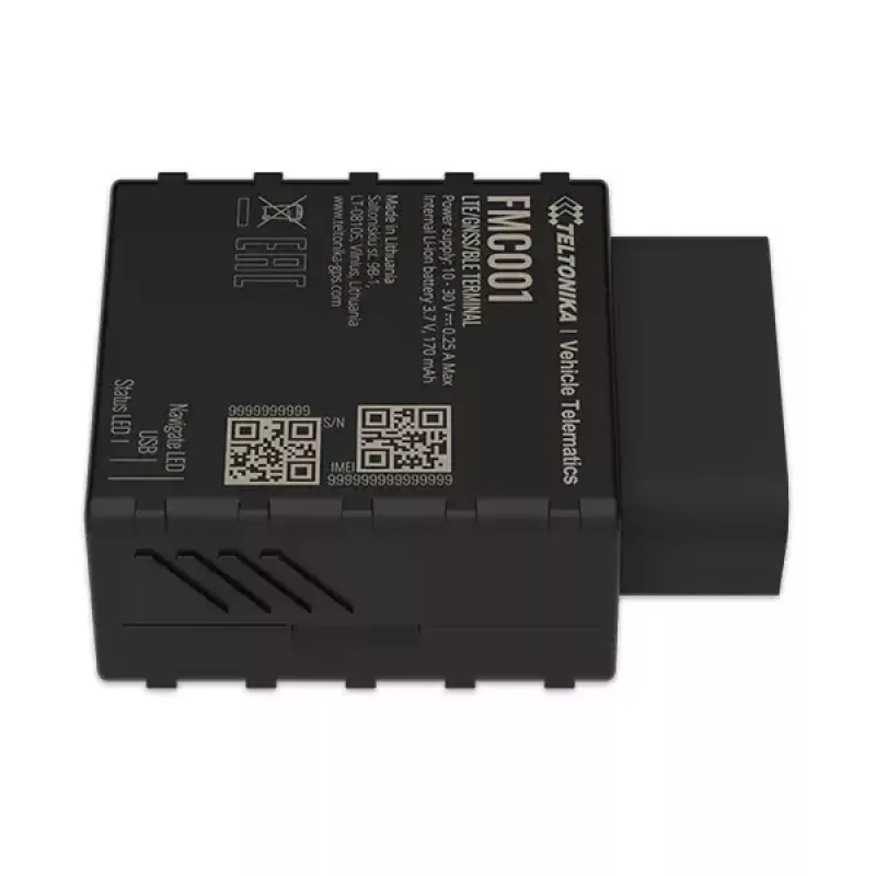 GPS-Tracker Teltonika FMC001 Auto Schwarz 53g