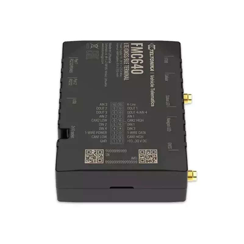 GPS tracker Teltonika FMC640 Auto Schwarz