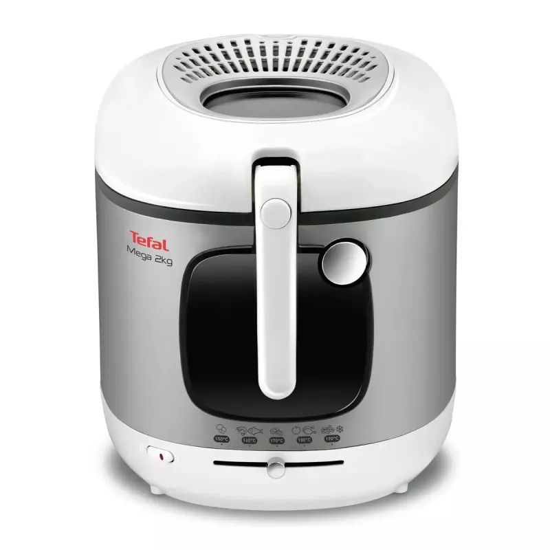 Tefal FR4800 Einzelgerät Stand-alone 2100 W Fritteuse Edelstahl, Weiß