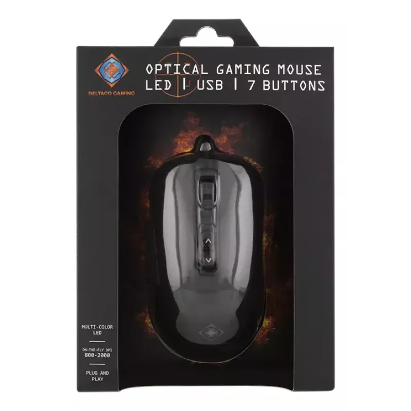 Gaming-Maus Deltaco GAM-029 USB Typ-A