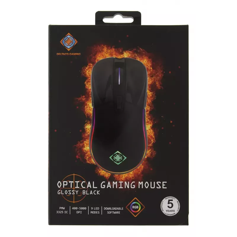 Gaming-Maus Deltaco GAM-085 USB Typ-A