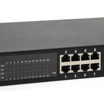 Unmanaged Switch LevelOne GEP-2421W500 24-Port Gigabit PoE