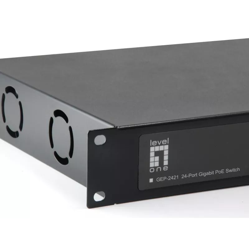Unmanaged Switch LevelOne GEP-2421W500 24-Port Gigabit PoE