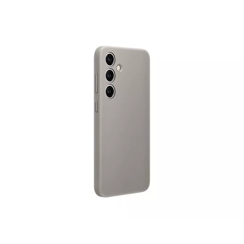 Vegan-Leder-Hülle Samsung Galaxy S24+ Taupe Monochromatisch
