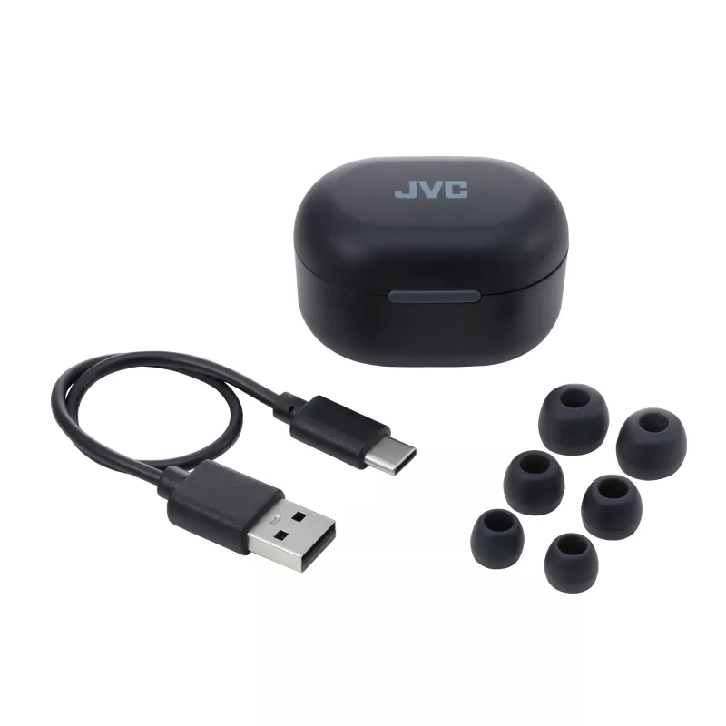 Headset JVC Active Noise Cancelling TWS Schwarz
