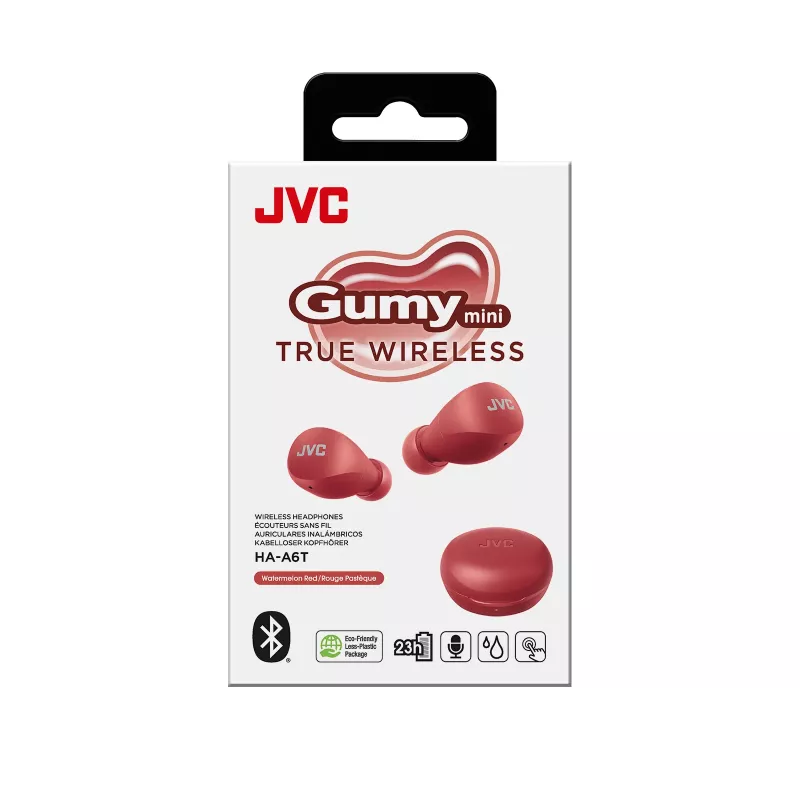 Headset JVC Gumy Mini TWS Rot
