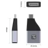 Techly IADAP USBC-DP4K USB-Grafikadapter 3840 x 2160 Pixel Schwarz, Silber