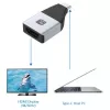 Techly IADAP USBC-HDMI4K USB-Grafikadapter 4096 x 2160 Pixel Schwarz, Silber