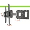 Techly ICA-PLB 148L TV-Wandhalterung 165,1 cm (65 Zoll) Schwarz