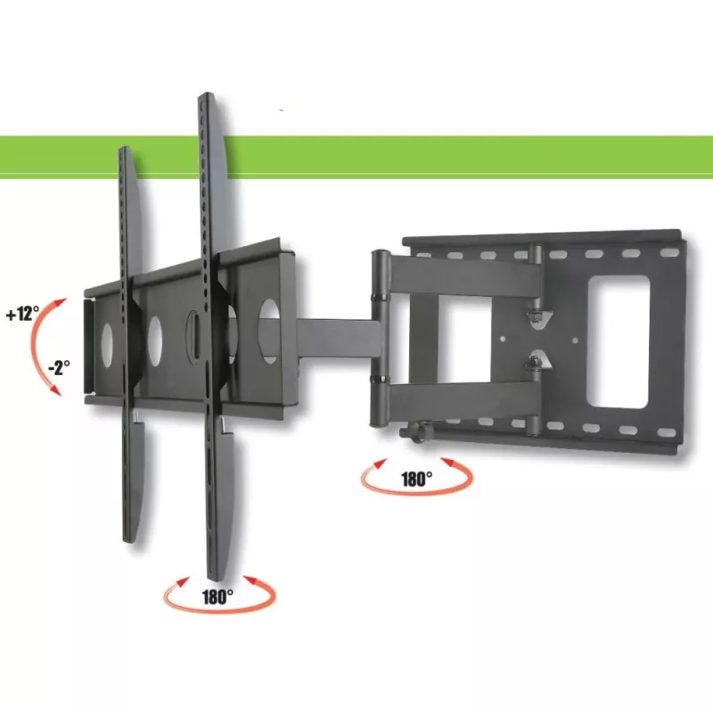 Techly ICA-PLB 148L TV-Wandhalterung 165,1 cm (65 Zoll) Schwarz