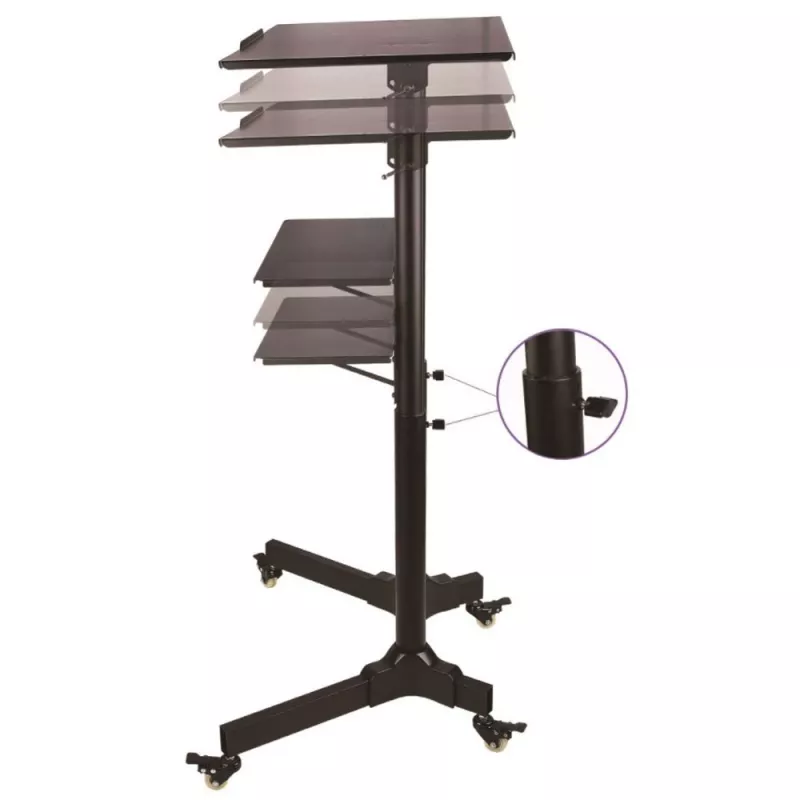 Techly ICA-TB TPM-1BK Laptopständer Schwarz