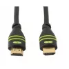 Techly 25m High Speed HDMI-Kabel Haken M/M ICOC HDMI-A-250, 25 m, HDMI Typ A (Standard), HDMI Typ A (Standard), 4096 x 2160 Pixel, 3D, Schwarz