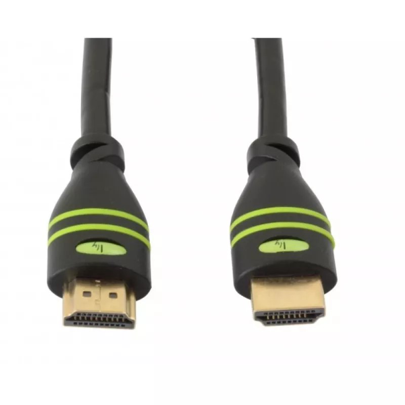 Techly 25m High Speed HDMI-Kabel Haken M/M ICOC HDMI-A-250, 25 m, HDMI Typ A (Standard), HDMI Typ A (Standard), 4096 x 2160 Pixel, 3D, Schwarz