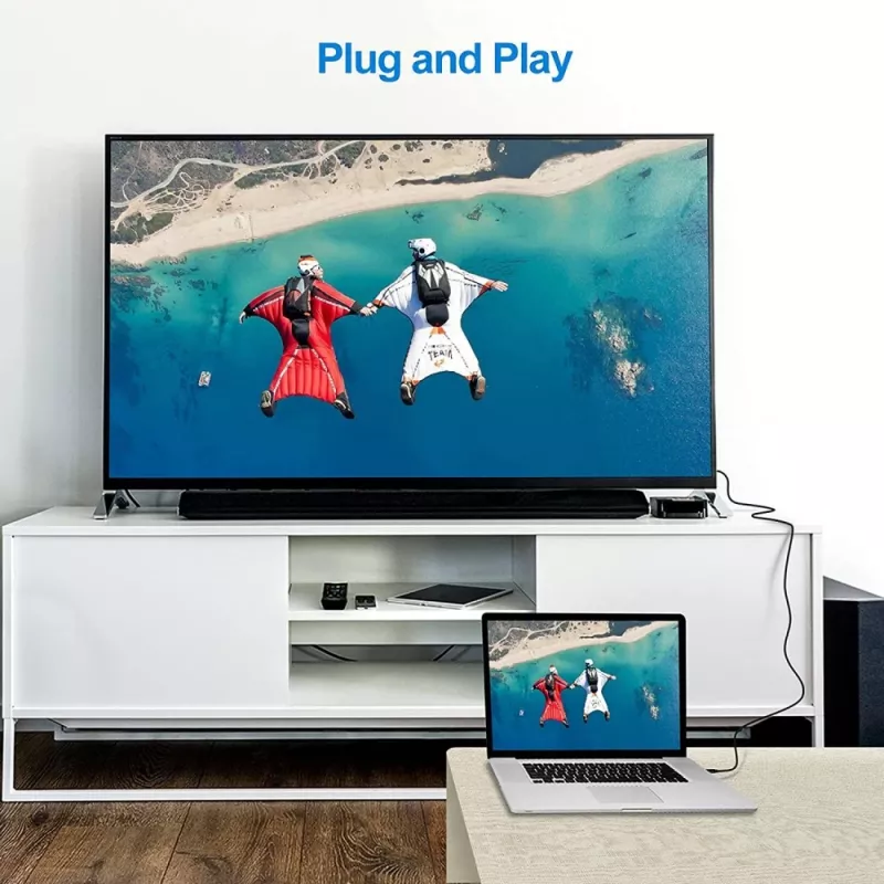 Techly 5m High Speed-Kabel Mini HDMI auf HDMI Stecker / Stecker Schwarz ICOC HDMI-B-050