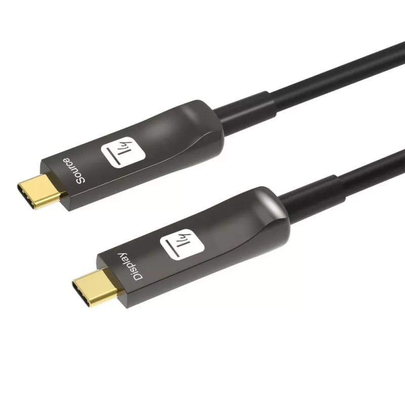 Techly ICOC-U3C-HY-010 USB-Kabel 10 m USB C Schwarz