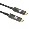 Techly ICOC-U3C-HY-010 USB-Kabel 10 m USB C Schwarz