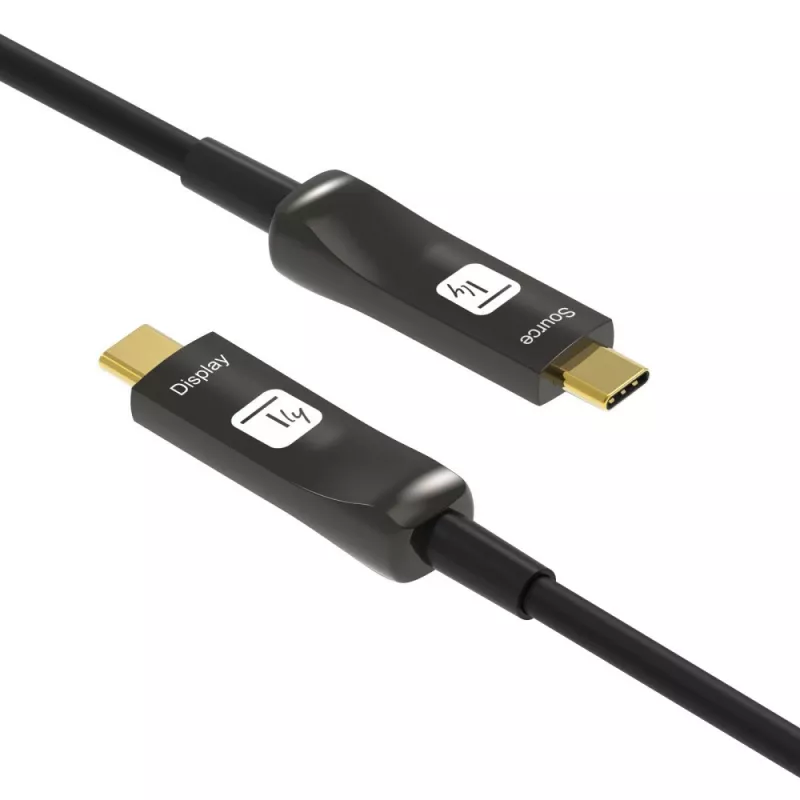 Techly ICOC-U3C-HY-010 USB-Kabel 10 m USB C Schwarz