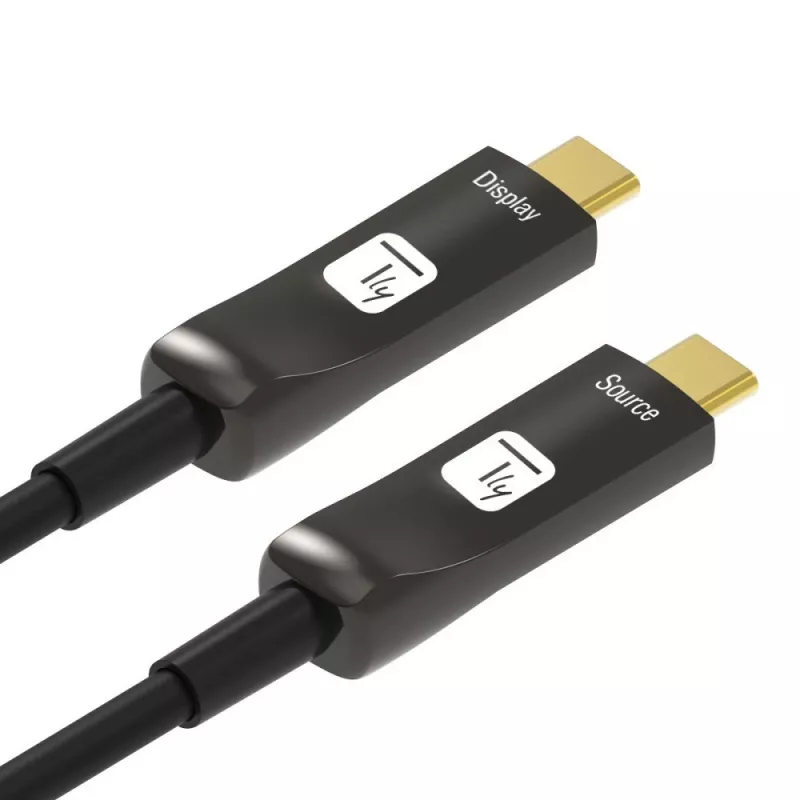 Techly ICOC-U3C-HY-010 USB-Kabel 10 m USB C Schwarz
