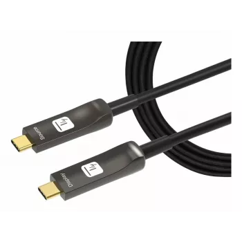 Techly ICOC-U3C-HY-020 USB-Kabel 20 m USB C Schwarz