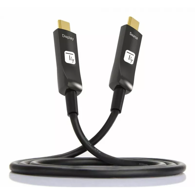 Techly ICOC-U3C-HY-020 USB-Kabel 20 m USB C Schwarz