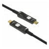 Techly ICOC-U3C-HY-020 USB-Kabel 20 m USB C Schwarz