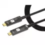 Techly ICOC-U3C-HY-030 USB-Kabel 30 m USB C Schwarz
