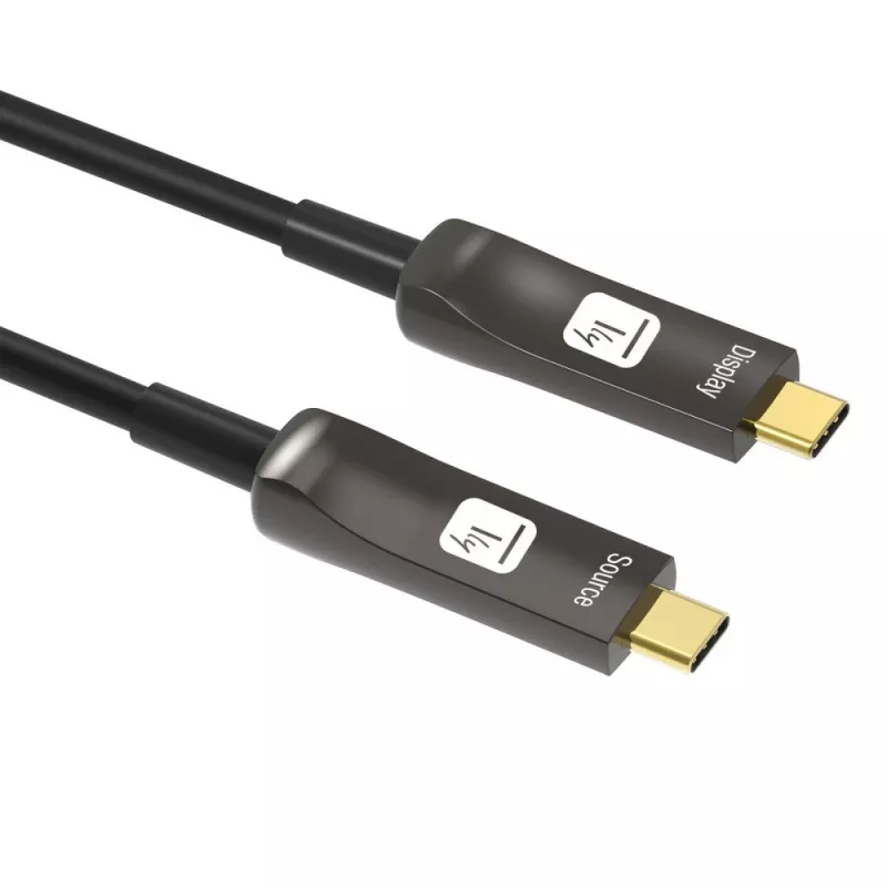 Techly ICOC-U3C-HY-030 USB-Kabel 30 m USB C Schwarz