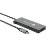 Techly IUSB32C-HUB4HPD Laptop-Dockingstation/Port-Replikator Kabelgebunden USB 3.2 Gen 2 (3.1 Gen 2) Typ-C Grau