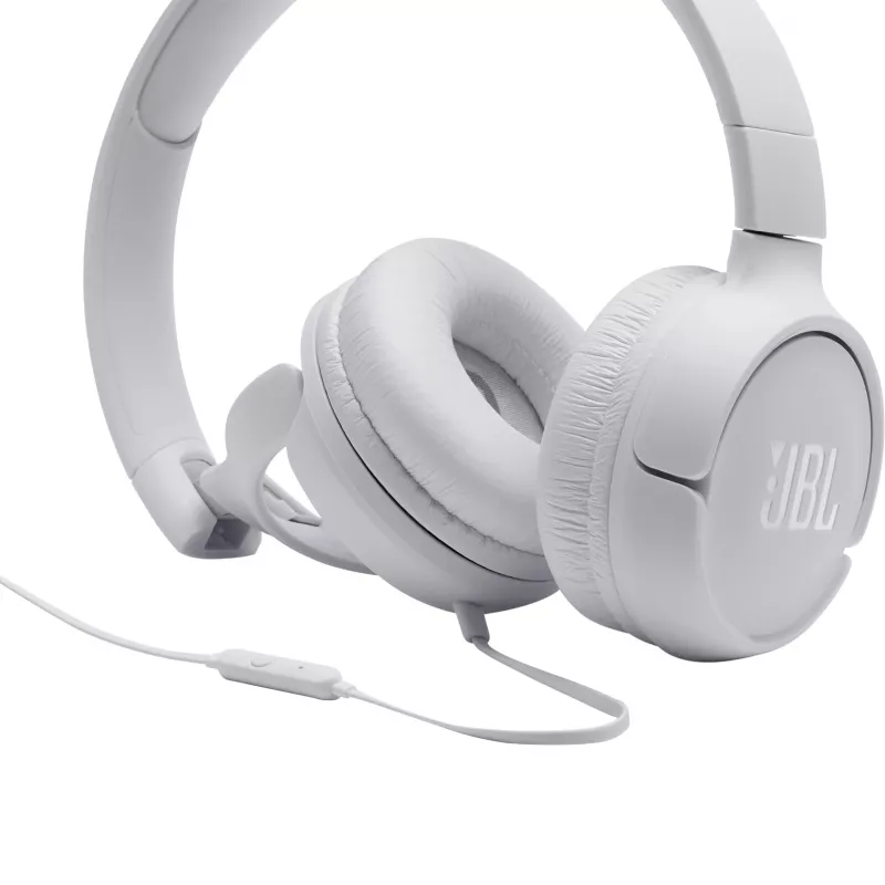 JBL Tune 500 WEISS, Kabelgebunden, 20 - 20000 Hz, Musik, 148 g, Kopfhörer, Weiß