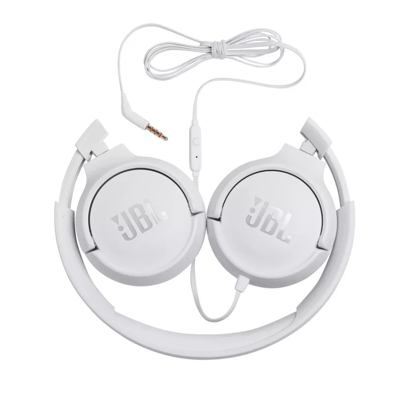 JBL Tune 500 WEISS, Kabelgebunden, 20 - 20000 Hz, Musik, 148 g, Kopfhörer, Weiß