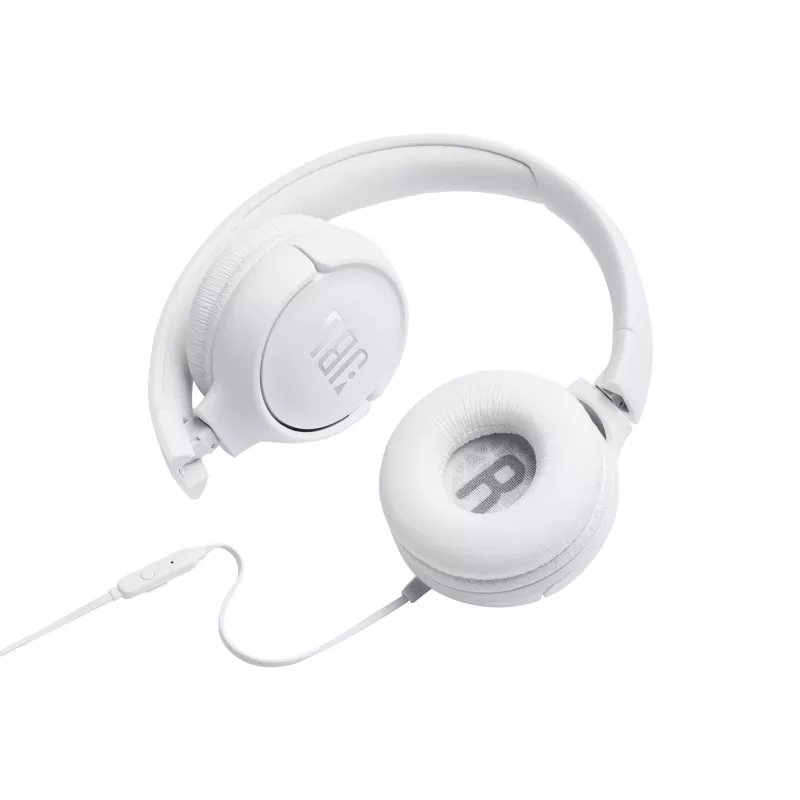 JBL Tune 500 WEISS, Kabelgebunden, 20 - 20000 Hz, Musik, 148 g, Kopfhörer, Weiß