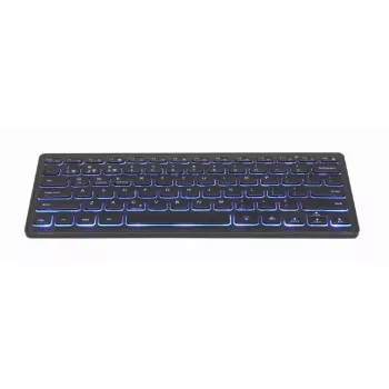 Tastatur Gembird KB-BTRGB-01-DE Universal Bluetooth QWERTZ Deutsch Schwarz