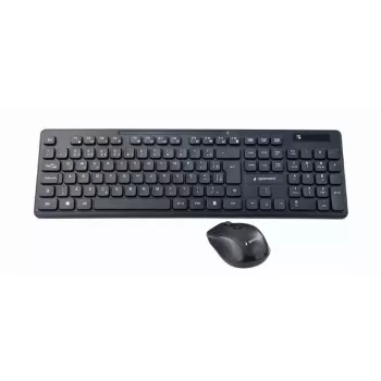 Gembird KBS-WCH-03-DE Tastatur Maus enthalten Universal RF Wireless QWERTZ Deutsch Schwarz