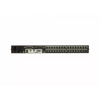 ATEN 32-Port Cat 5e/6 KVM Switch, 1920 x 1200 Pixel, Ethernet LAN, Full HD, Rack-Montage, 4,8 W, 1HE