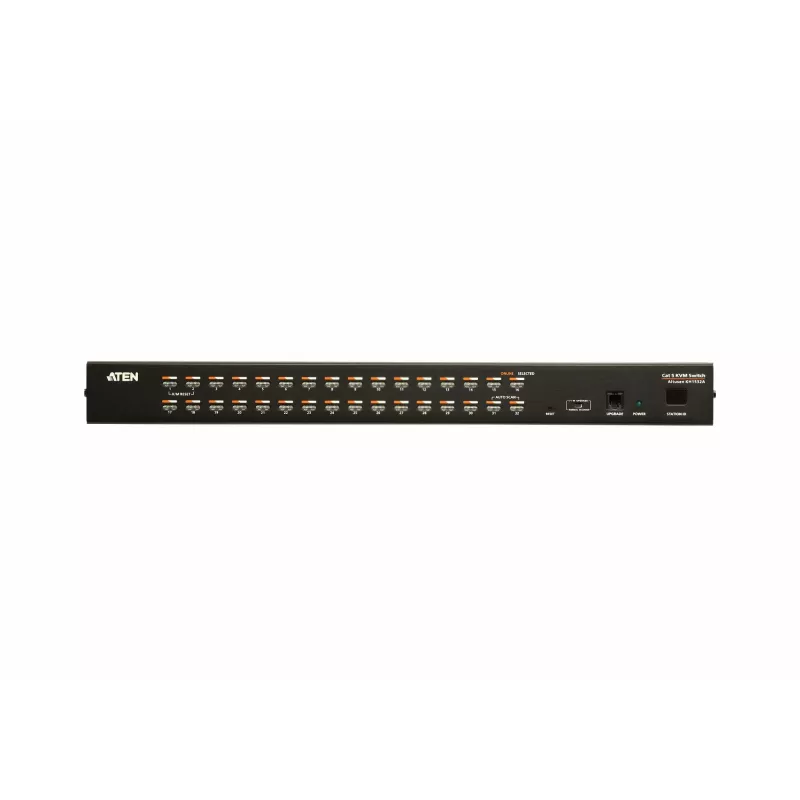 ATEN 32-Port Cat 5e/6 KVM Switch, 1920 x 1200 Pixel, Ethernet LAN, Full HD, Rack-Montage, 4,8 W, 1HE