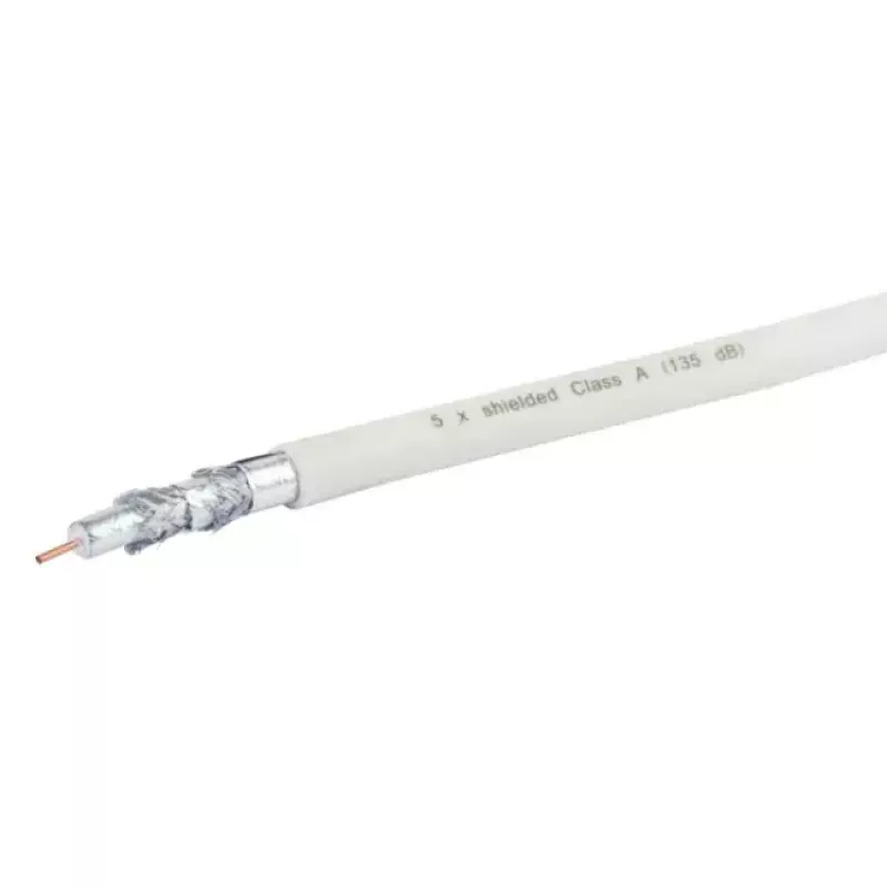 Koaxialkabel Schwaiger KOX13525 052 75 Ω 25 m Weiß