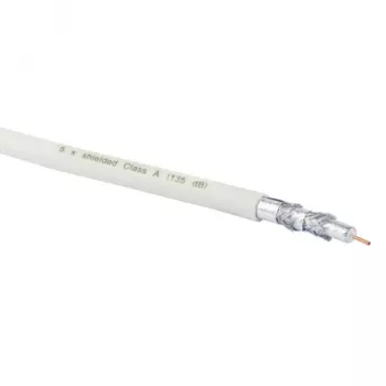 Koaxialkabel Schwaiger KOX13525 052 75 Ω 25 m Weiß