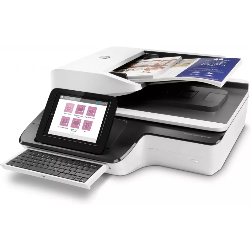 HP Scanjet Enterprise Flow N9120 fn2 Flachbett- & ADF-Scanner 600 x 600 DPI A3 Schwarz, Weiß