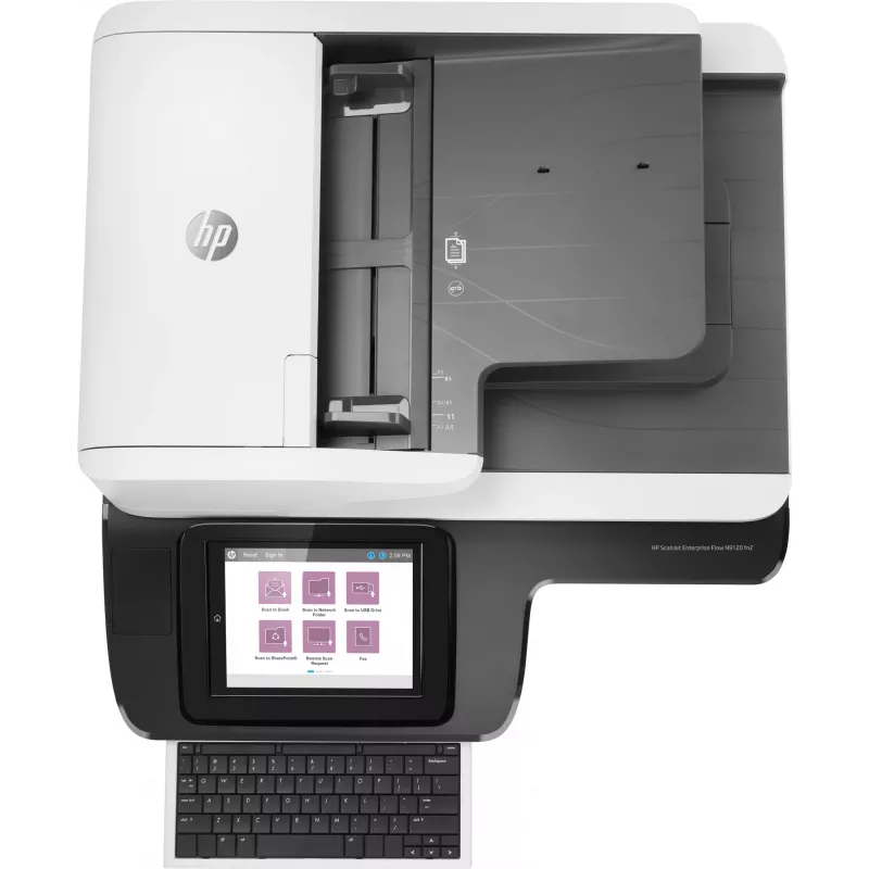 HP Scanjet Enterprise Flow N9120 fn2 Flachbett- & ADF-Scanner 600 x 600 DPI A3 Schwarz, Weiß