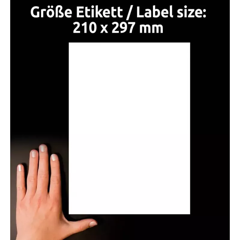 Selbstklebendes Etikett Avery L4775-20 Abgerundetes Rechteck
