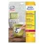 Selbstklebendes Rechtecketikett Avery Zweckform L4775REV-20 — Weiß, Permanent, 210×297 mm, 20 Blatt