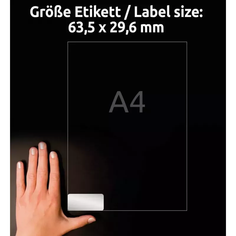 Selbstklebeetiketten Avery L6011-20, abgerundetes Rechteck