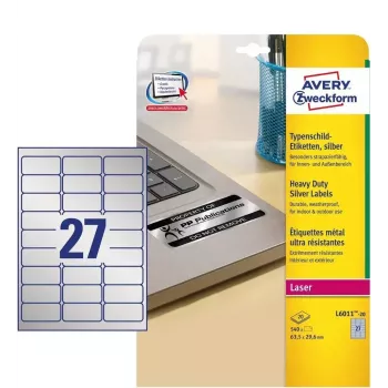 Selbstklebeetiketten Avery L6011-20, abgerundetes Rechteck