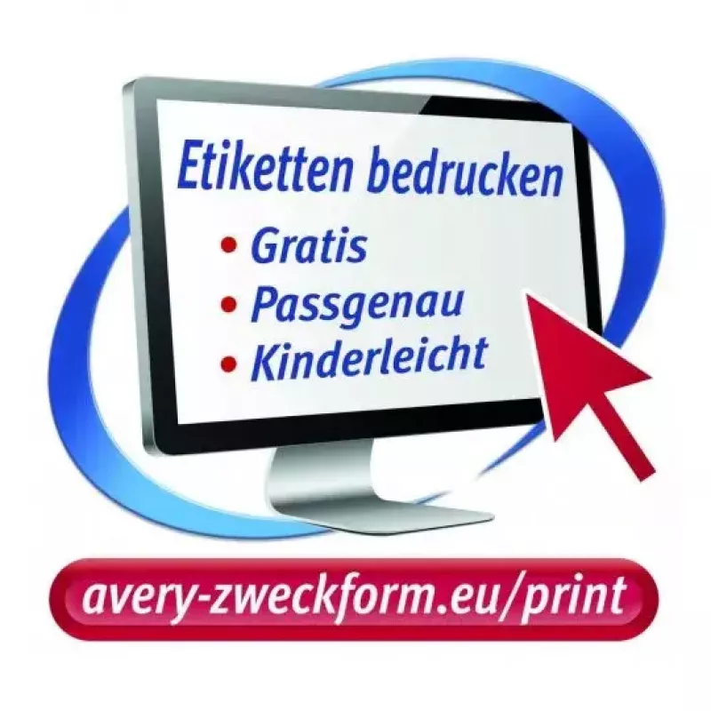 Selbstklebendes Etikett Rechteck Avery L6103-20