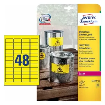 Selbstklebendes Etikett Rechteck Avery L6103-20
