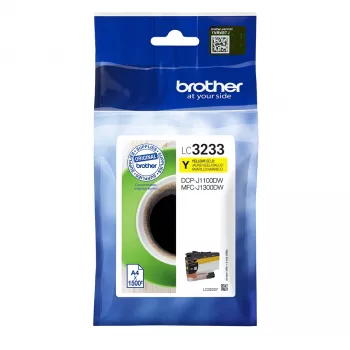 Patrone Brother LC-3233Y Gelb 1500 Seiten DCP-J1100DW/MFC-J1300DW