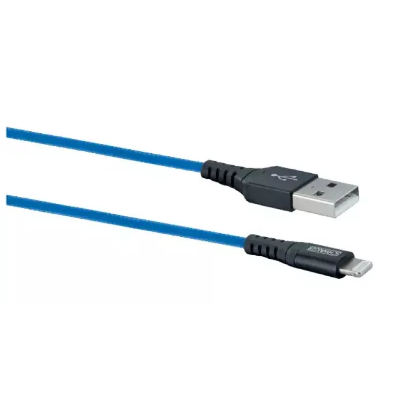 Handykabel Schwaiger LPRO440 501 USB A Lightning 1,2 m Blau